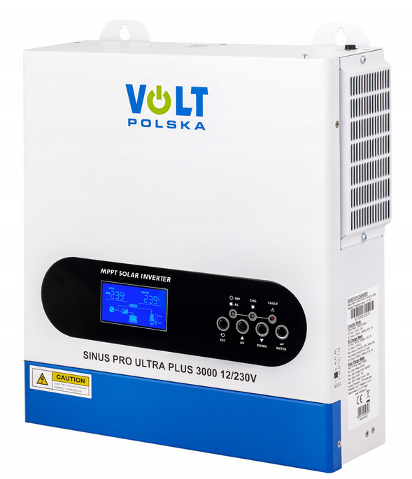 Invertor Off-Grid , Sinus Pro Ultra Plus 3000 12/230V (1500/3000W) + 100A MPPT (30-500V), Sinus Pur, Volt Polska - imagine 10